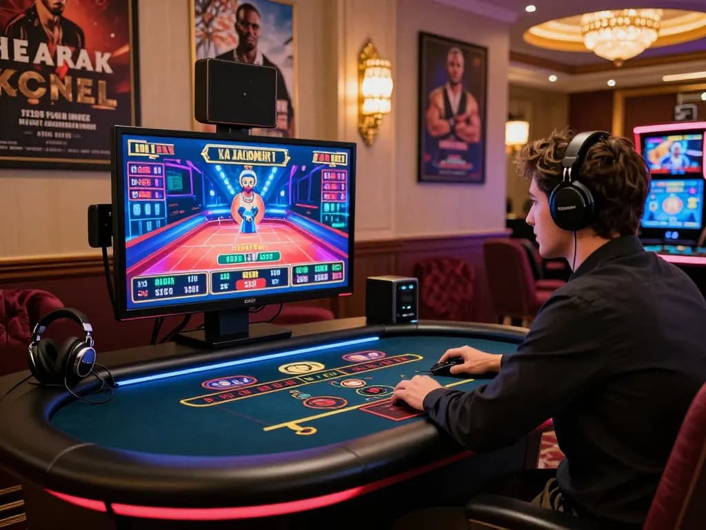 Immersive online casino gaming scene showcasing MM88's vibrant games and player experience.