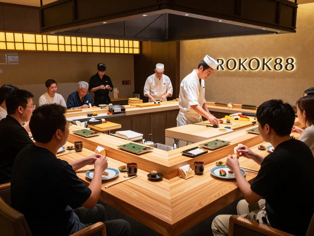 Nikmati momen sushi di ROKOK88, menikmati hidangan autentik dengan nilai luar biasa, wawasan rokok88 rtp disediakan.