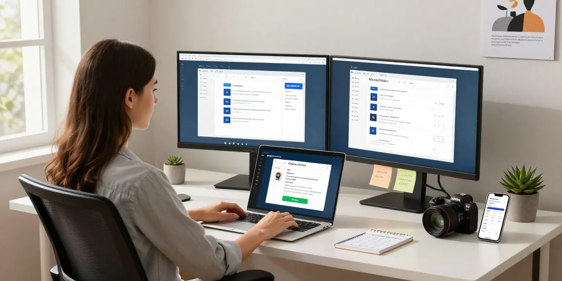 WPS Download scene showing a user easily downloading WPS Office software in a modern workspace.