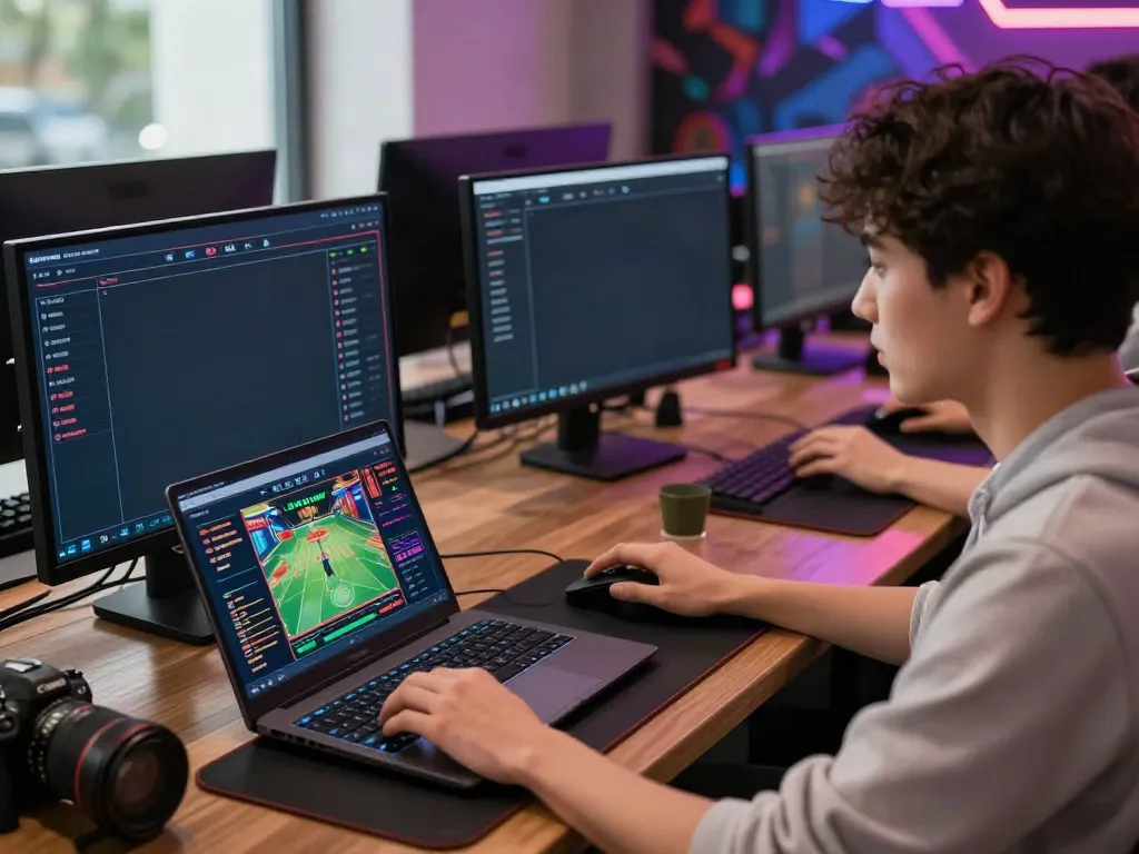 Engaging online betting experience at https://five88bet.org/ showcasing vibrant screens, dynamic setups, and a lively atmosphere.