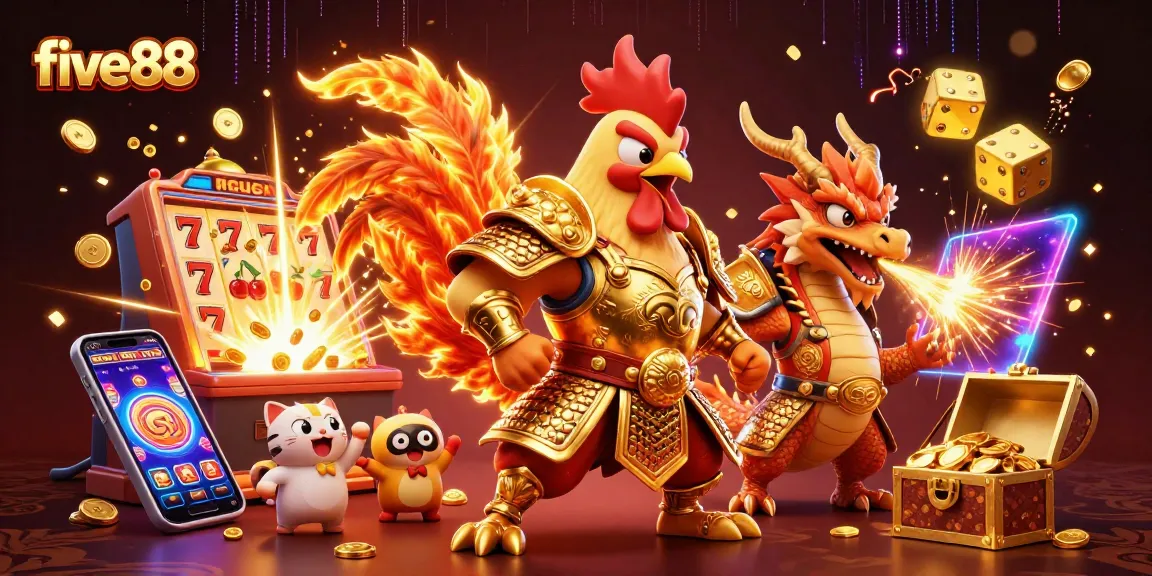 Win with five88 at exciting casino games featuring dynamic characters and vibrant action.