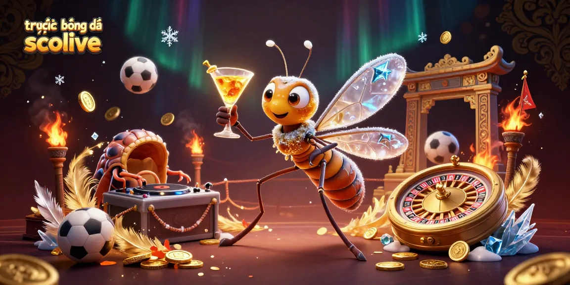 Experience trực tiếp bóng đá socolive with an engaging sports betting-themed illustration featuring mascots and vibrant elements.