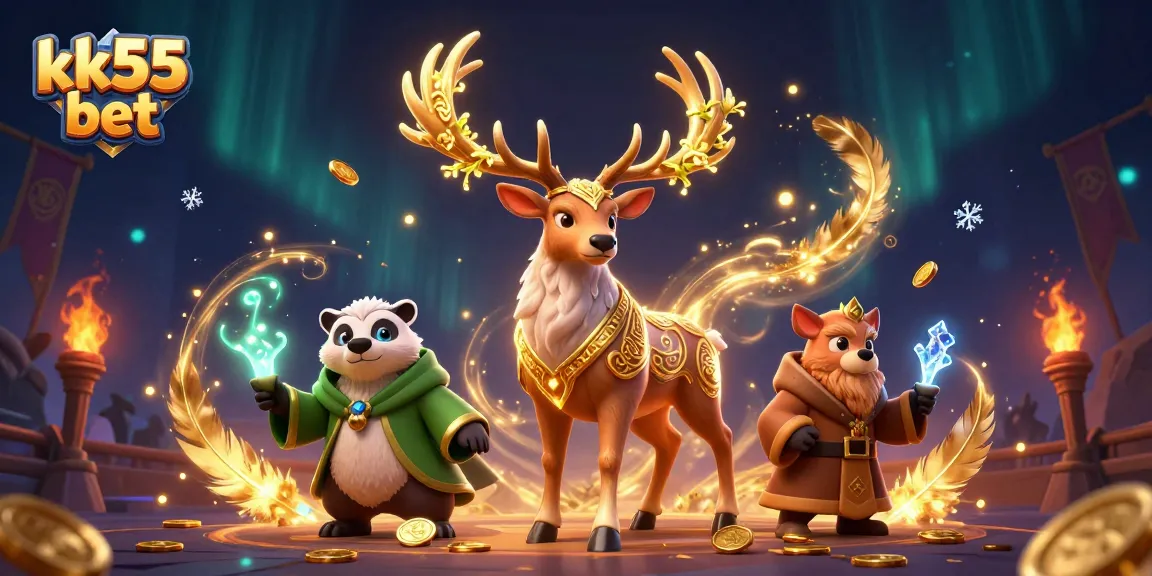 Experience thrilling bets at kk55 bet with an enchanting illustrated casino adventure.