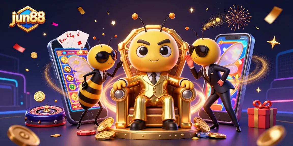 Win big with jun88's vibrant casino scene featuring exciting games and characters.