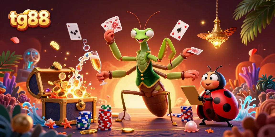 Experience excitement at tg88, where a mantis dealer and ladybug pit boss elevate online gaming.