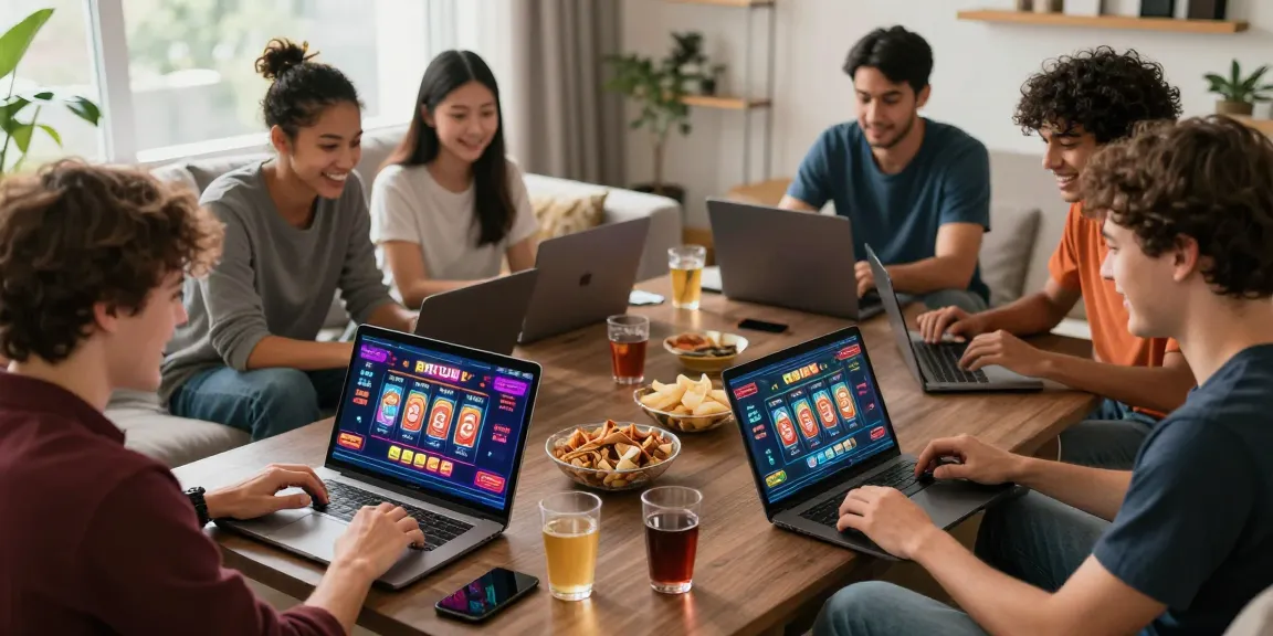Exciting gaming moment at hitclub with friends enjoying online casino games